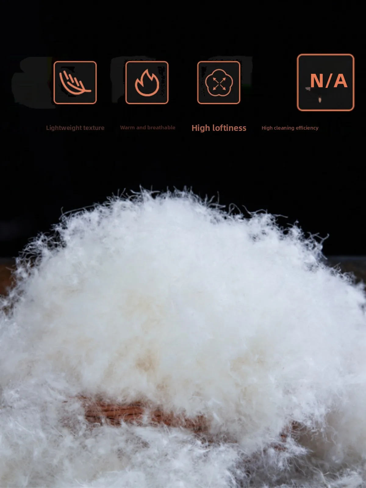 Loose Duck Feather down Comforter Filling Large Fluffy White Goose down One Pound Pack Regular Length Commuter Style down Jacket