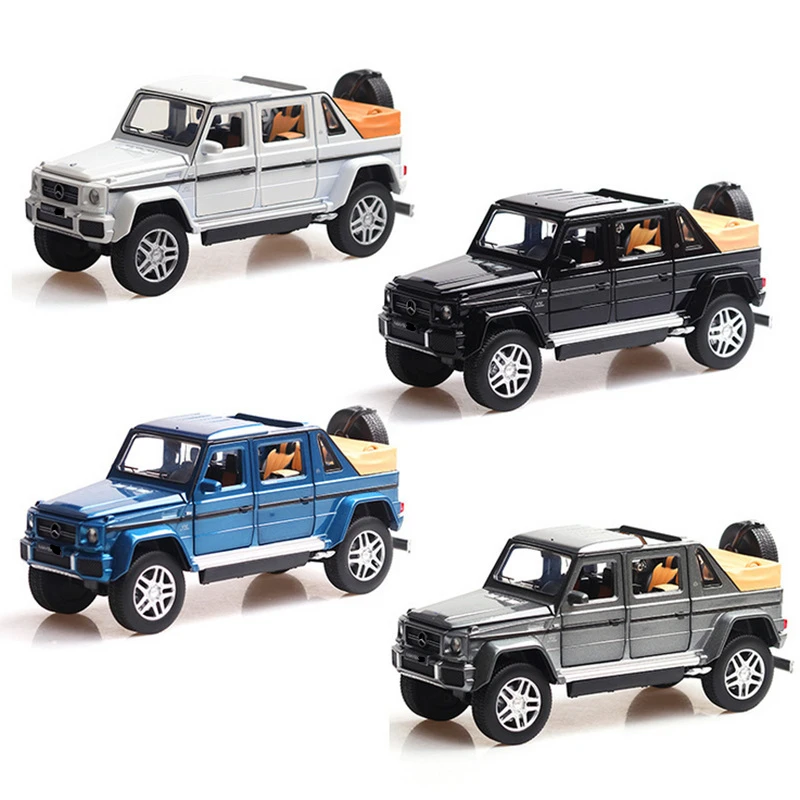 1:32 G650 Pickup Alloy Car Model Diecasts Metal Toy Off-Road Vehicles Car Model Simulation Collection Sound Light Toy Gift