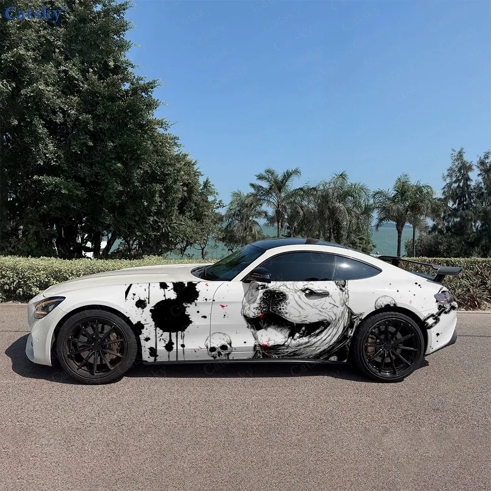 Vinilos Decorativos para Autos Ink Blood Hound Blade, Duraderos, Resistentes a la Decoloración, Mejoran la Estética del Vehículo con un Diseño Artístico Audaz