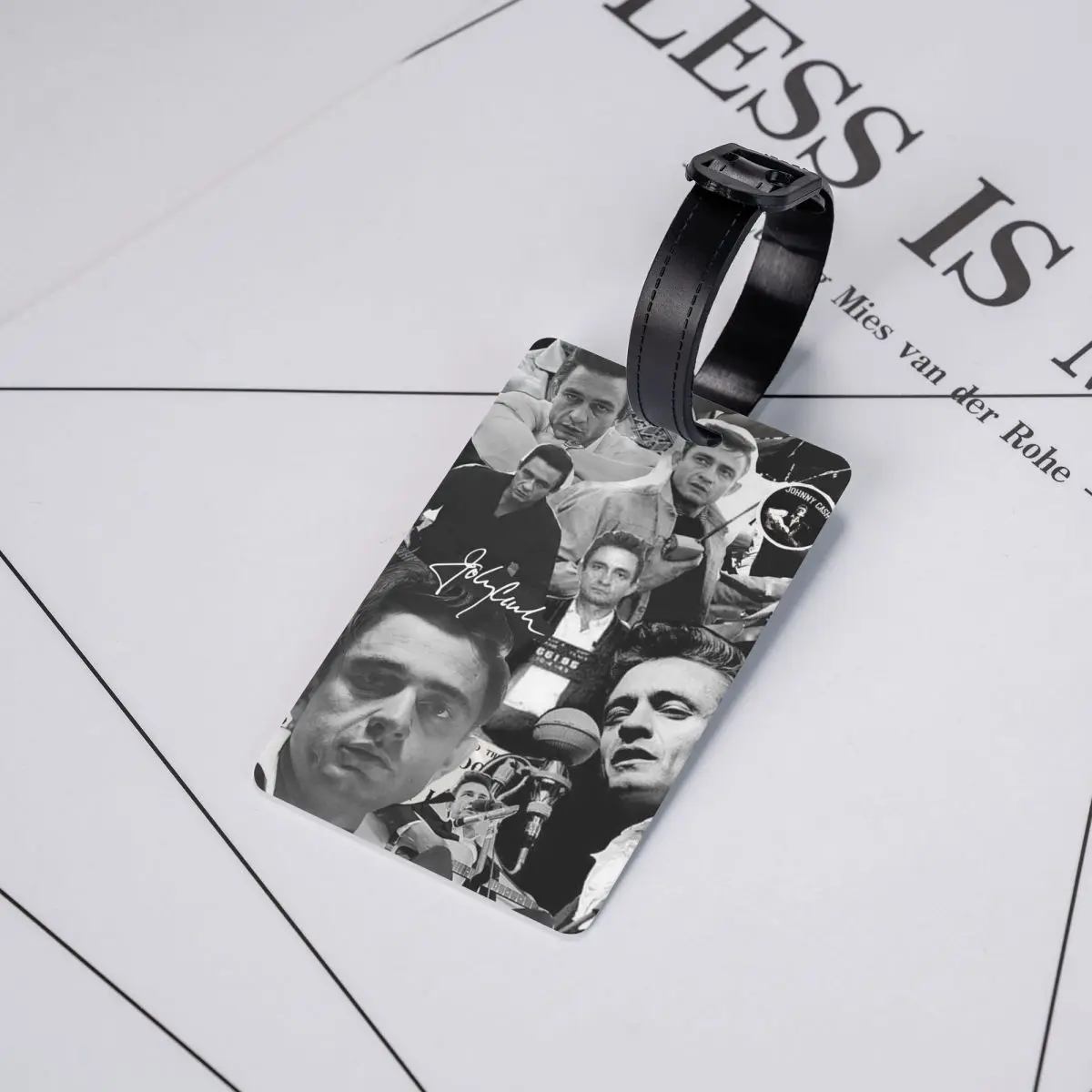 

Бирки для багажа Johnny Cash Outlaws Music Live, аксессуары для чемоданов, этикетки для дорожных сумок, держатели для идентификационных бирок с именем и адресом