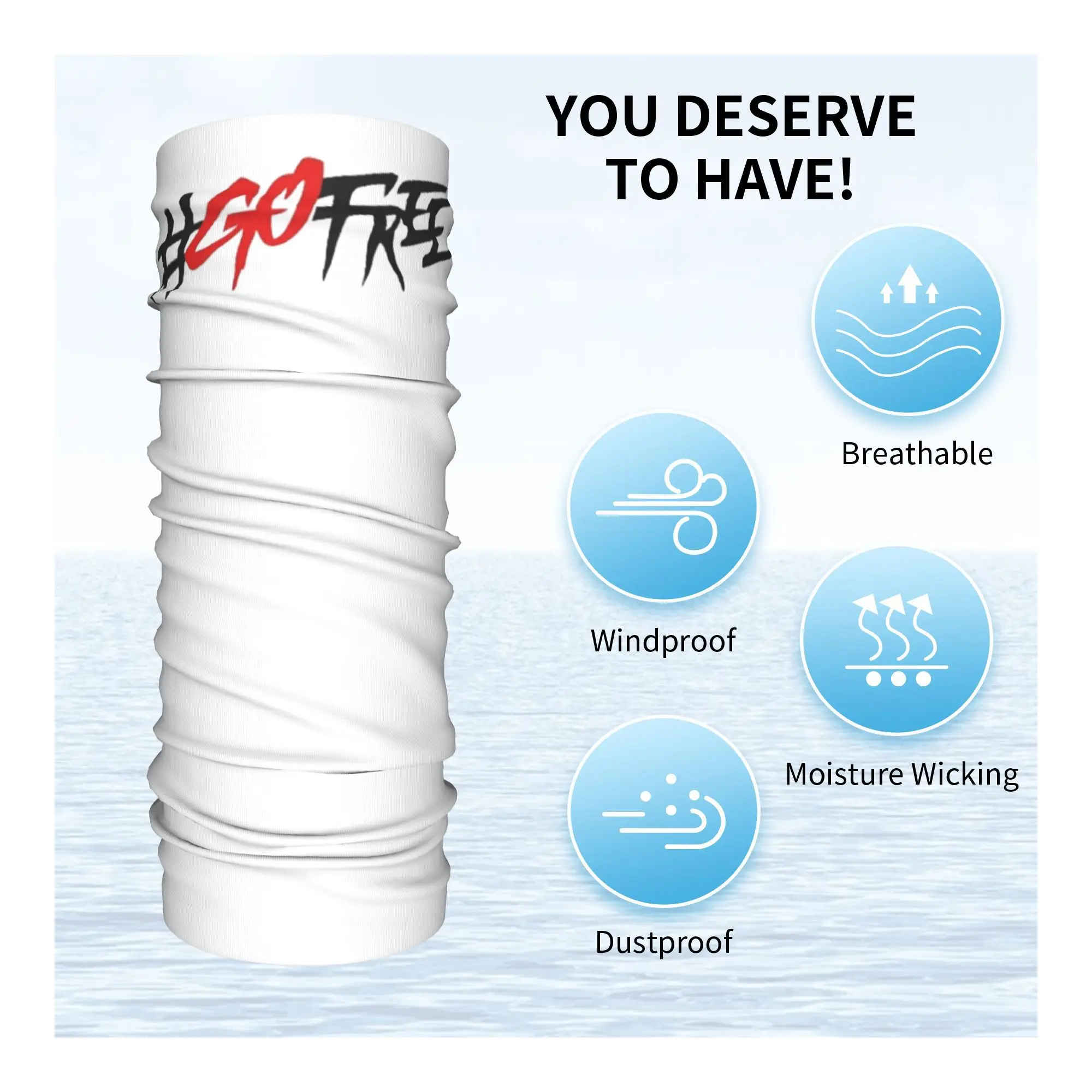 Go Free Pecco Bagnaia Bandana الرقبة الجراب التفاف وشاح متعدد الوظائف عقال الرياضة في الهواء الطلق للرجال النساء الكبار تنفس