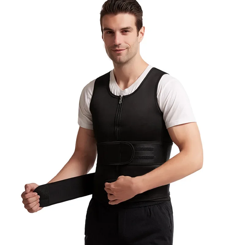 Mens Waist Corset Slimming Belt Belly Underwear Fat Burner Chest Abdominal Binder Sweating Man Reductive Girdle Body Shaper