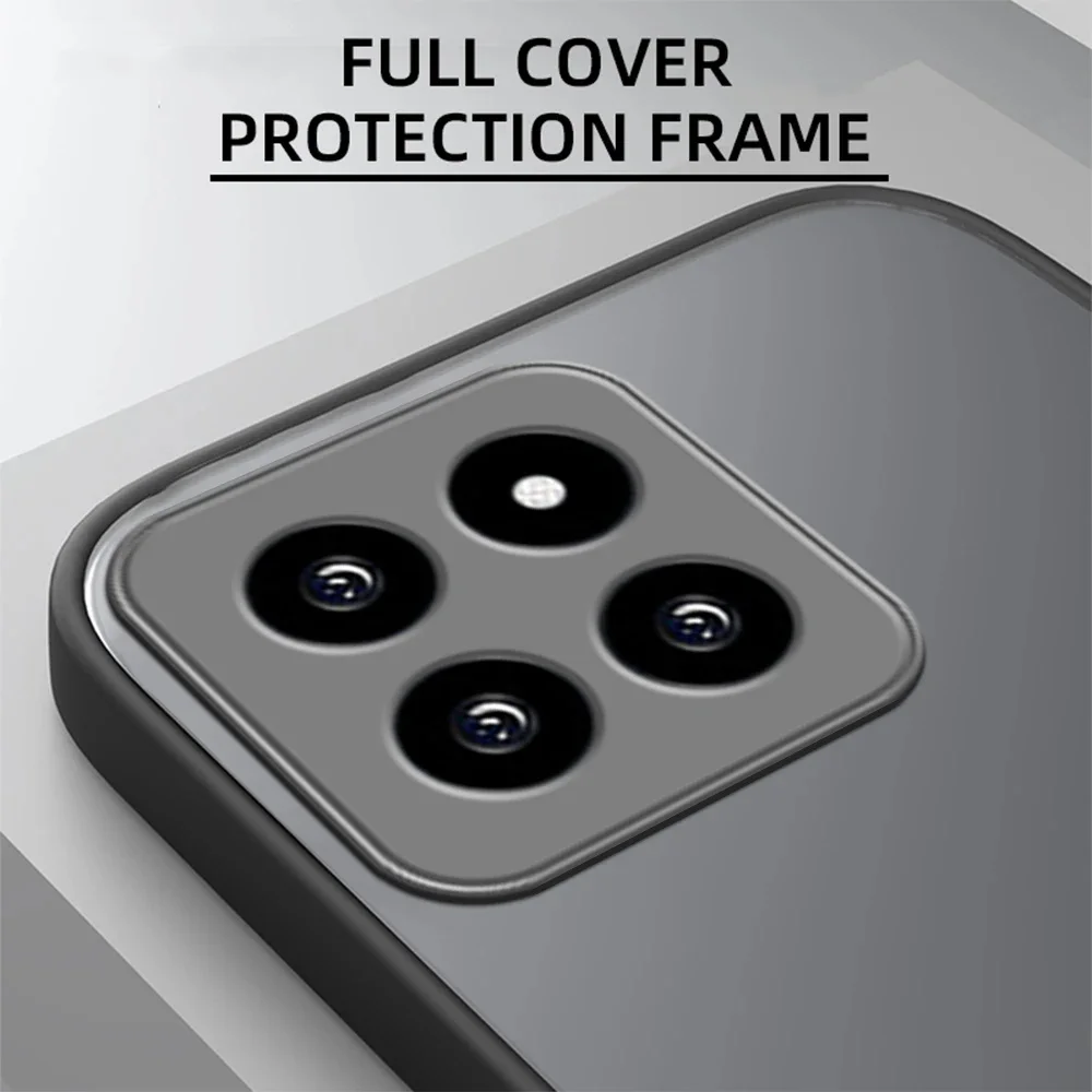 Stoßfeste Panzer-Handyhülle für Xiaomi 14T 14 12T 11T 13T Pro 12 13 11 Lite Hülle für Xiaomi 14 13T 12T 11T 14T Pro Matte Abdeckung – Detail 4