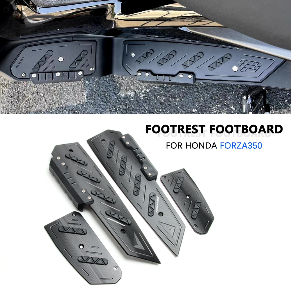 

For Honda Forza350 FORZA 350 NSS 350 2018-2024 2022 Motorcycle Accessories Footrest Footboard Step Footpad Pedal Plate Foot Pegs