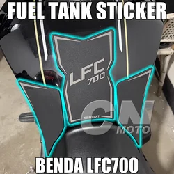 For Benda LFC700 LFC 700 Lfc700 700LFC Motorcycle Modified Fuel Tank Protection Sticker Fishbone Sticker Fuel Cap Accessories