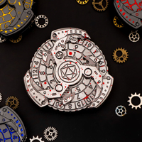 7-in-1 Fingertip Gyro Dice Set DND Spinner Dice for Dungeons and Dragons D&D Metal Dragon Compass DnD Metal Dice