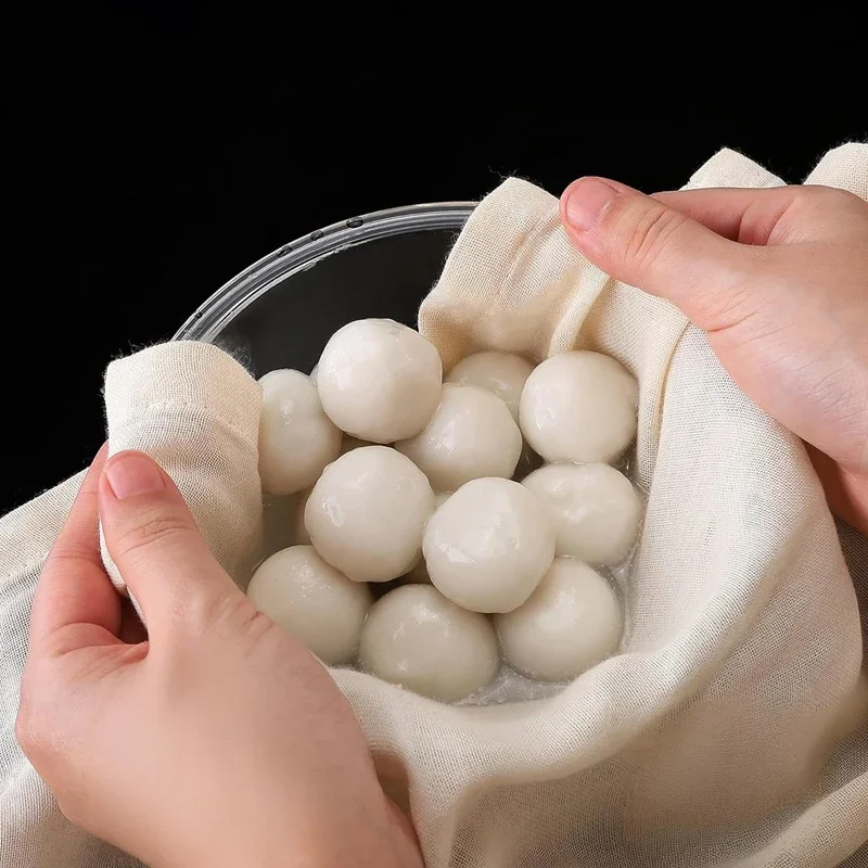 5PCS Cheese Cloths Strainers Reusable Cheesecloth for Straining Unbleached Fine Cotton Mesh Cloth for Cooking Yogurt Juicing