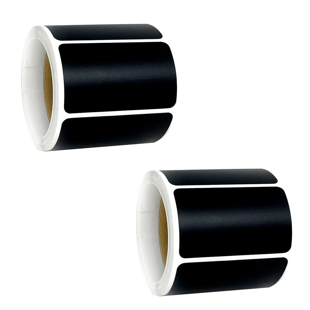 

2pcs 2 Rolls 5Cm Waterproof Chalkboard Label Stickers Removable Pvc Self-Adhesive Blackboard Sticky Paster For Kitchen Seasoning