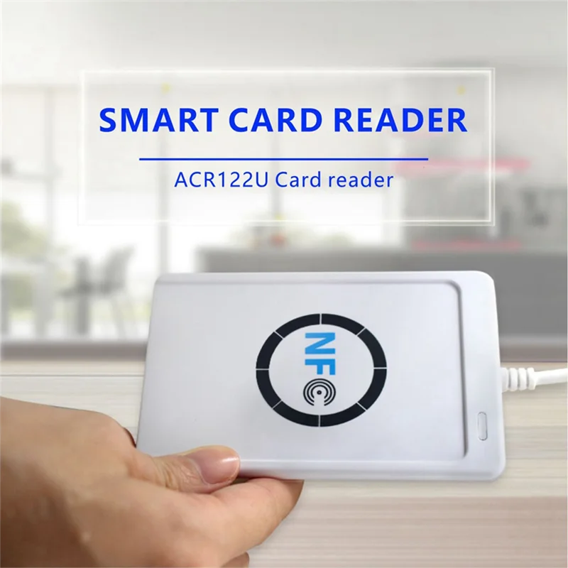 

LBER ACR122U RFID IC Smart Card Reader Duplicator +5XUID Keychain Writer Copier Writable Clone 13.56Mhz ID IC Card Copier