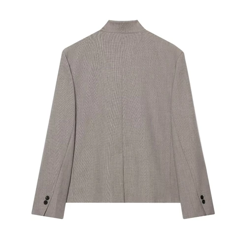 Imagen 2 del producto Nueva Colección Primavera/Verano: Chaqueta de Alta Gama para Mujer, Manga Larga, Cuello Alto, Estilo Traje