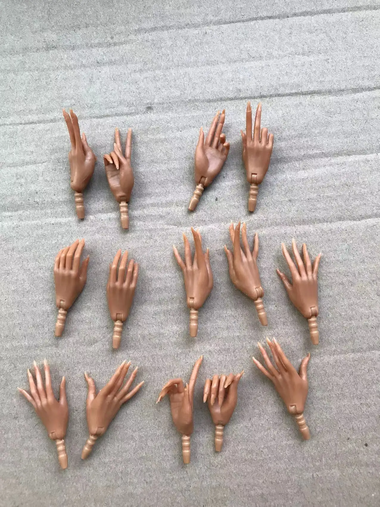 Mengf puppen hände lange nagel qualität puppen teile 8 farbe 7 gesten hände für fr it pp super modell puppen zubehör diy neue dekore – Detail 34