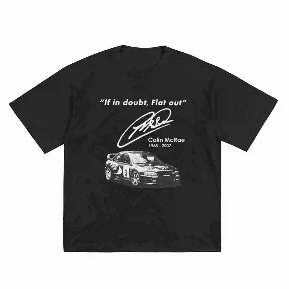 Colin McRae If Can't Beat Them Short Sleeve Tee 100% Cotton T-Shirt