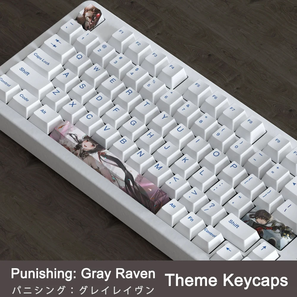 Blue Archive Kisaki Shirasu Azusa Anime Theme Keycaps 3Keys Mechanical Keyboard Cherry Game Cute Festival Gift Peripheral Keycap