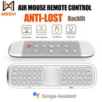 Q40 Voice Remote Control 2.4G Wireless Keyboard Air Mouse IR Learning Micro Gyro Backlit for Android TV Box