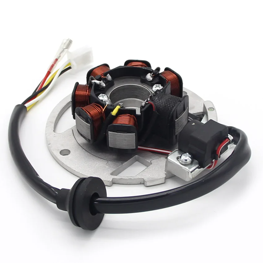 Motorcycle Ignition Coil Stator Parts For Polaris Predator 50 2004-2006 90   Scrambler X Sportsman Magneto Engine Generator Moto