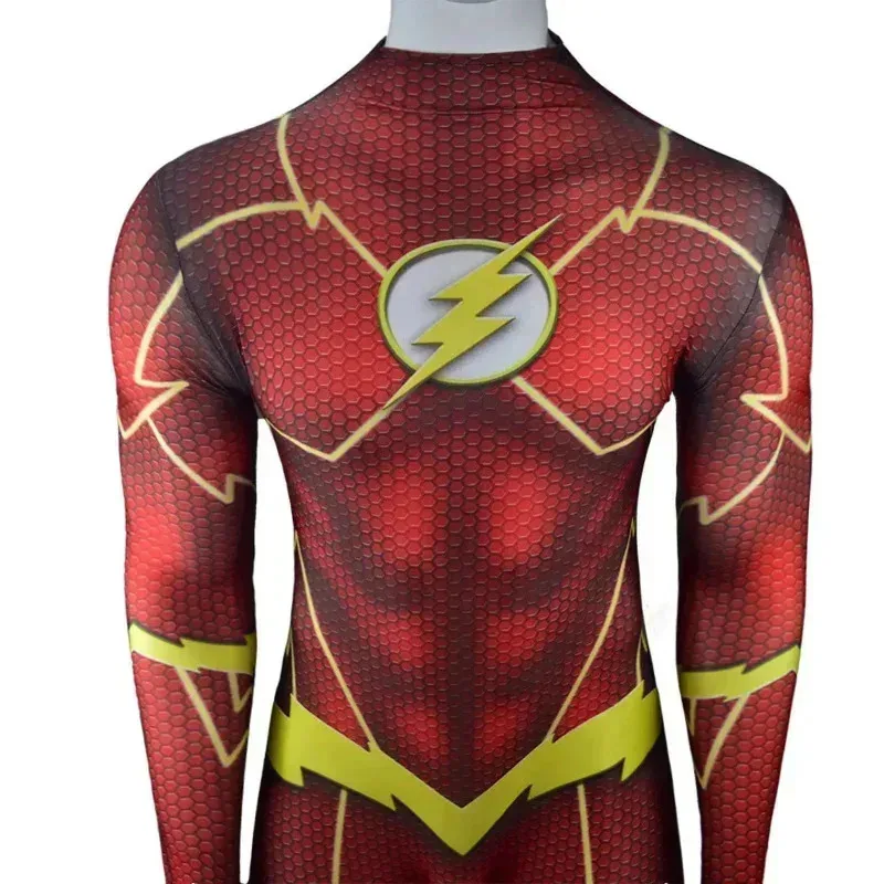 Barry Allen Cosplay Jumpsuit mask Flash Costume Adult Bodysuit Uniform TV Series Tights and Mask Halloween Carnival Costumes
