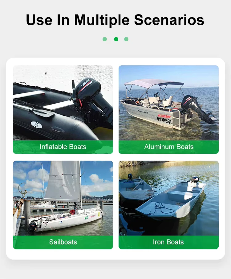 Wholesale/Retails Aiqidi 2 Stroke 3.5HP Outboard Motors/ Water Cooled Outboard Motors/Rubber Boat Power Marine Engines