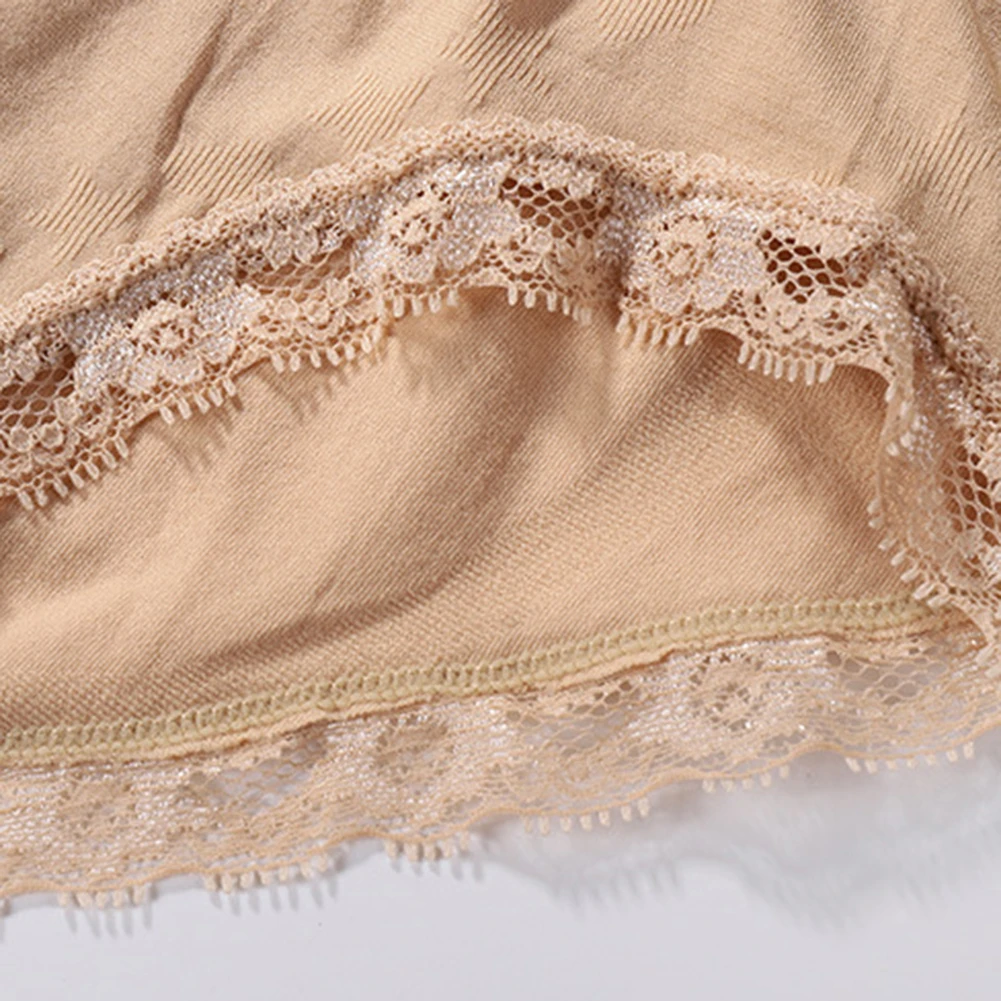 

4 Colors Available Shapers Briefs Women's Hip Lifting Shaping Panties Elastic Lace High Waist Underwear Knickers