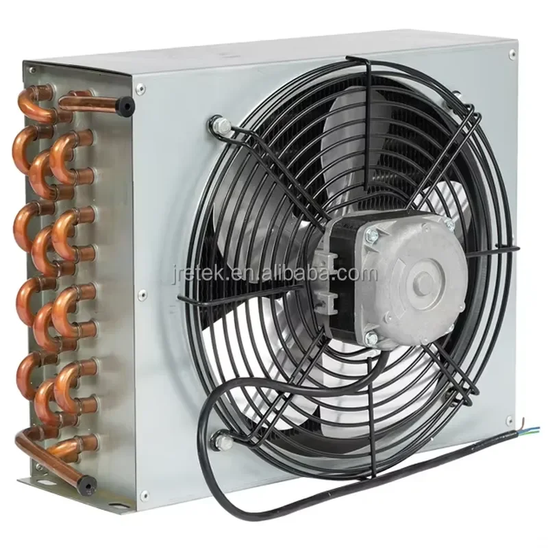 for Split Air Conditioner Accessory Copper Tube Fin Refrigerator Parts Copper Condenser Evaporator Air Cooled Condenser Coil