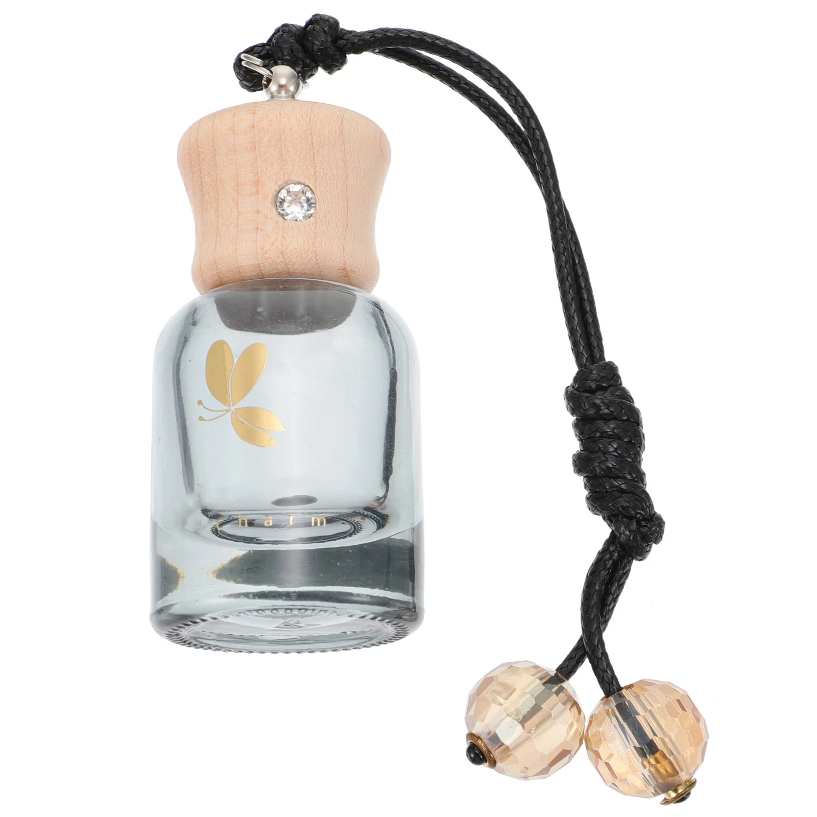 

Bottle Ornament Car Adornment Perfume Container Hanging Pendant Essential Oil Glass