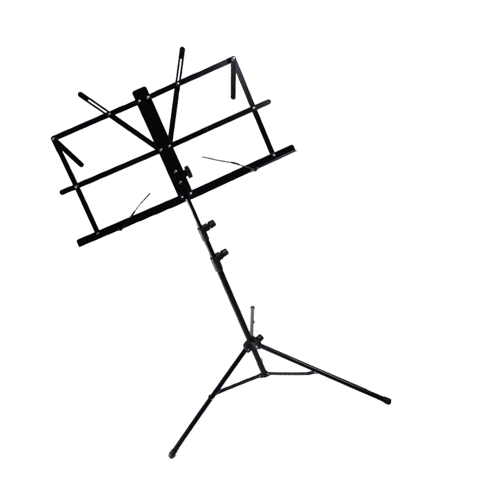 

Folding Guitar Music Stand Holder Metal Sheet Rack Lightweight Adjustable 60cm 150cm Non Storage Accessories For
