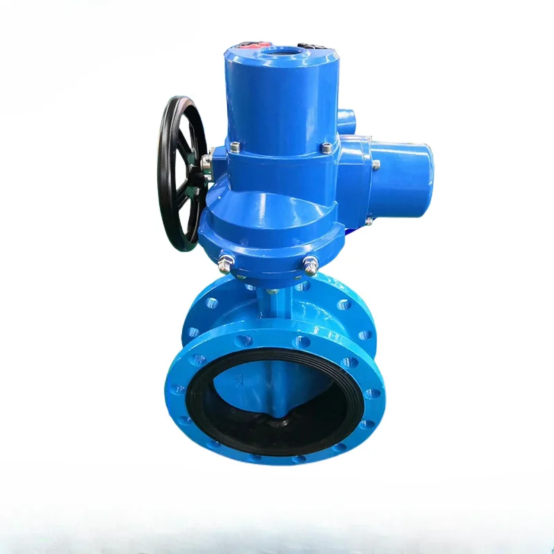 Válvula Borboleta Elétrica Flange, ângulo ajustável Stroke
