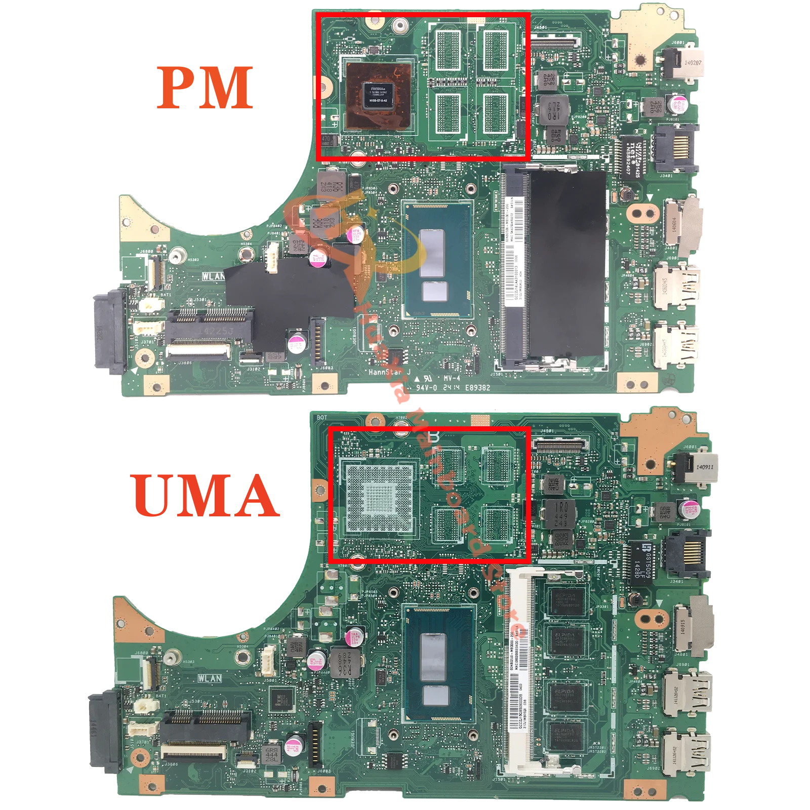 S451 Mainboard For ASUS S451L S451LN S451LB V451L S451LA R451L K451L Laptop Motherboard With i3 i5 i7 UMA/PM 4GB/RAM