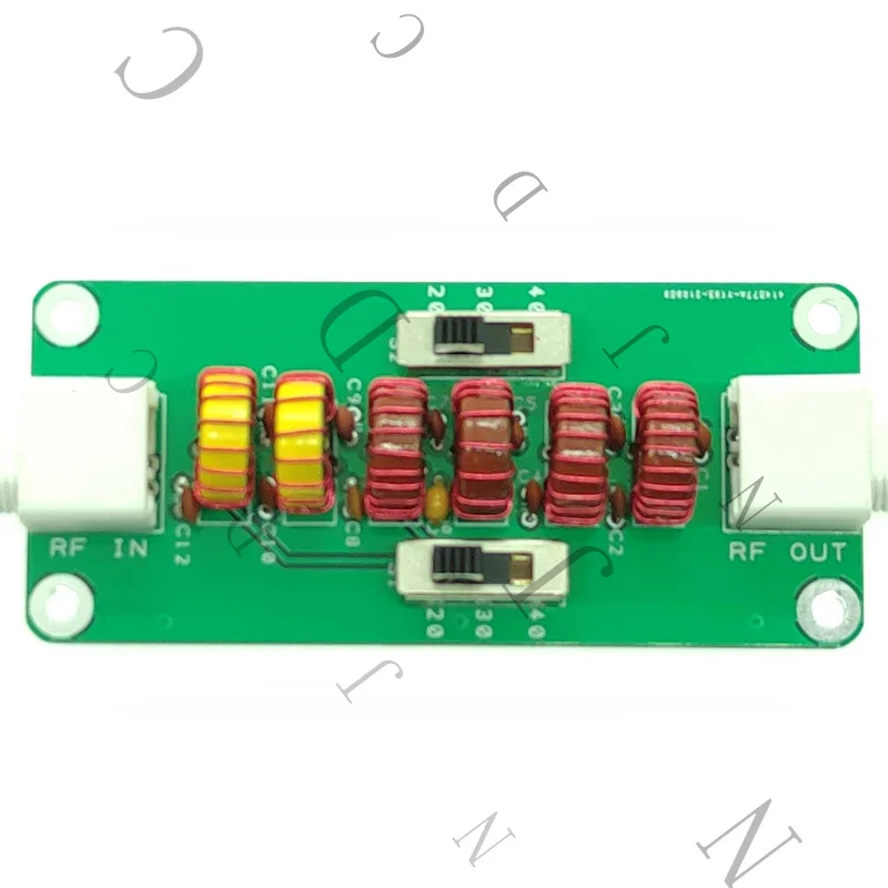 Low Pass LPF 20M 30M 40M SSB CW15W PEP 20W Frequency: 7MHz, 10MHz, 14MHz