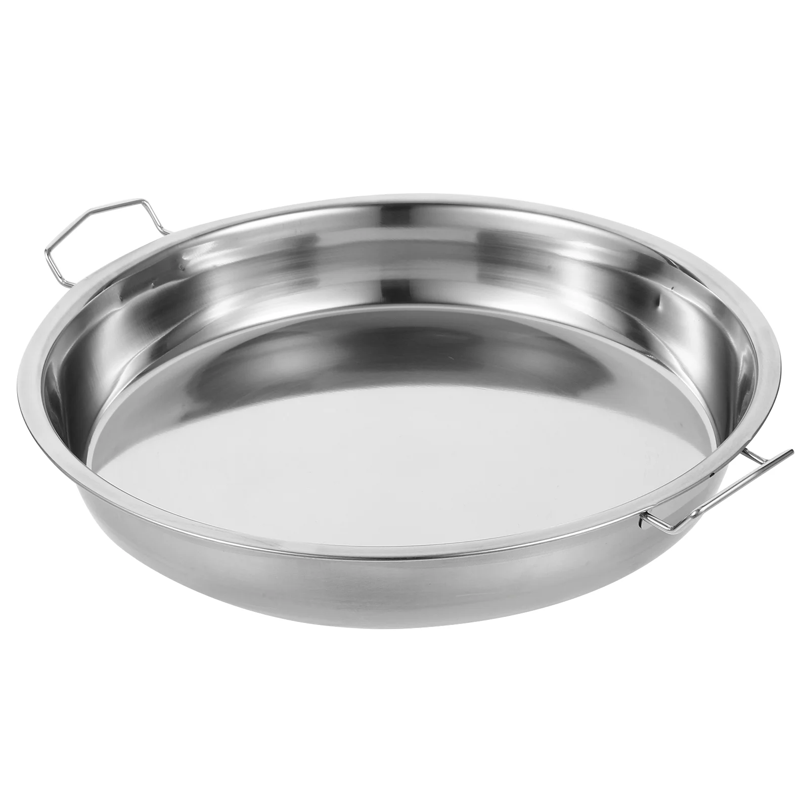 

Liangpi Steamer Stainless Steel Dinner Plate Baking Pans Snack Wok Cold Noodle Steaming Tray Drip Metal