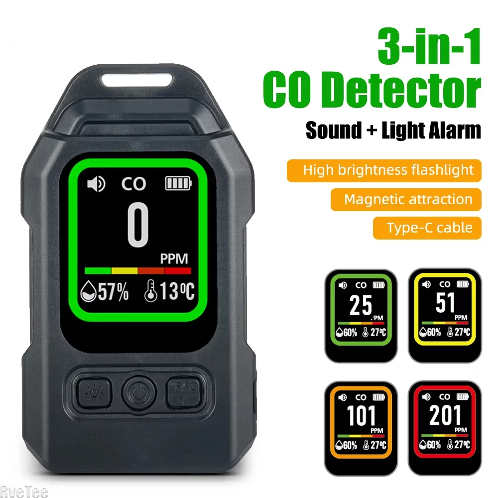 3-In-1 Co Gas Leak …