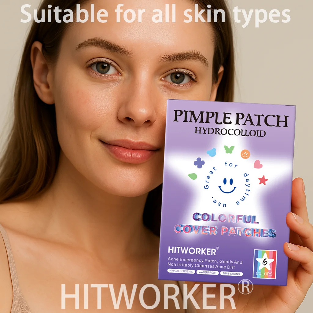 رقعة حب الشباب الغروانية المائية غير المرئية المقاومة للماء لتنظيف الوجه، ملحقات أداة جوهر مناسبة لجميع أنواع البشرة