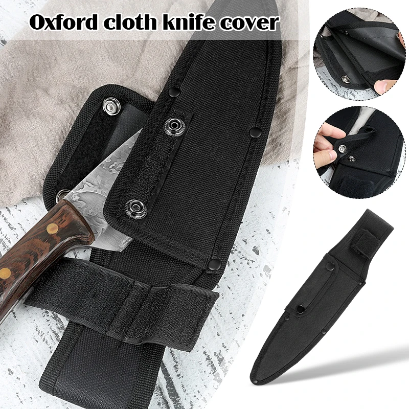 Chef Waterproof Oxford Sheath Holder Knife Sheath Holster Belt Loop Case Flashlight Case Camp Outdoor Carry Fold Knife Cook Tool