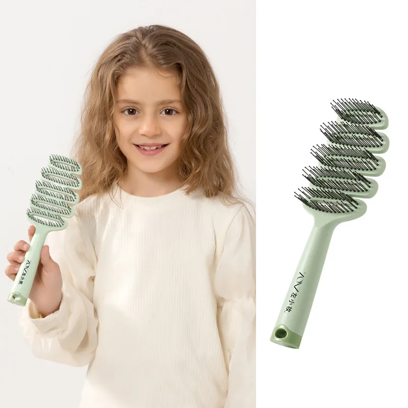 

Hollow Bristle Hair Comb Detangling Hair Brush Women Girl Scalp Massage Brush Curly Hairbrush Salon Hairdressing Styling Tools
