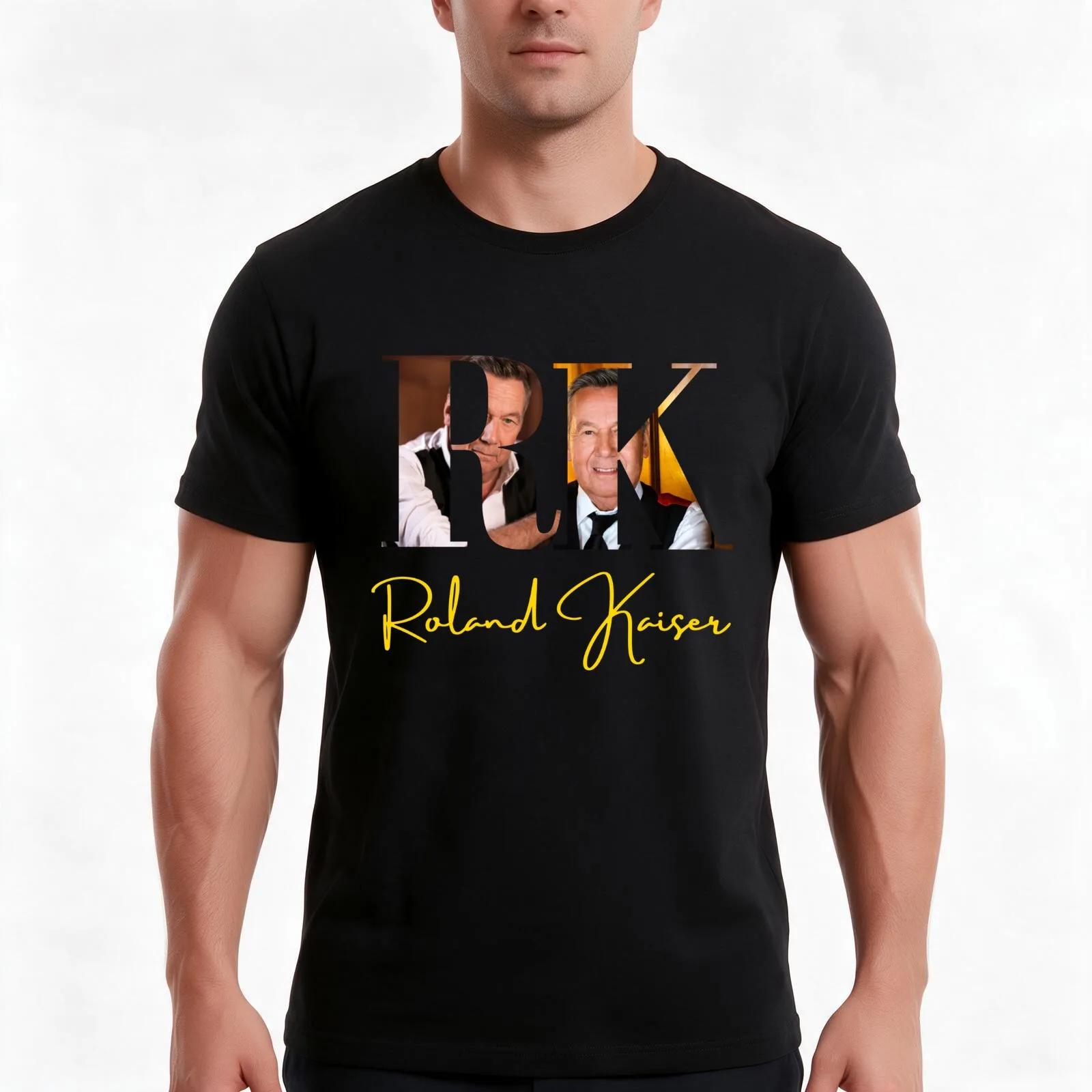 Roland Kaiser-roland kaiser festival- roland kaiser merch T-Shirt, Summer Casual Cotton Tee, Oversized Streetwear Tops