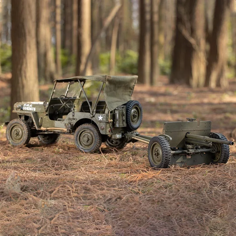 FMS 1/12 C1167 Canvas Roof For Willys MB RC Crawler 1941 Military Jeep Upgrade Parts Without Support Rod Hobby Decor Accessories view 2