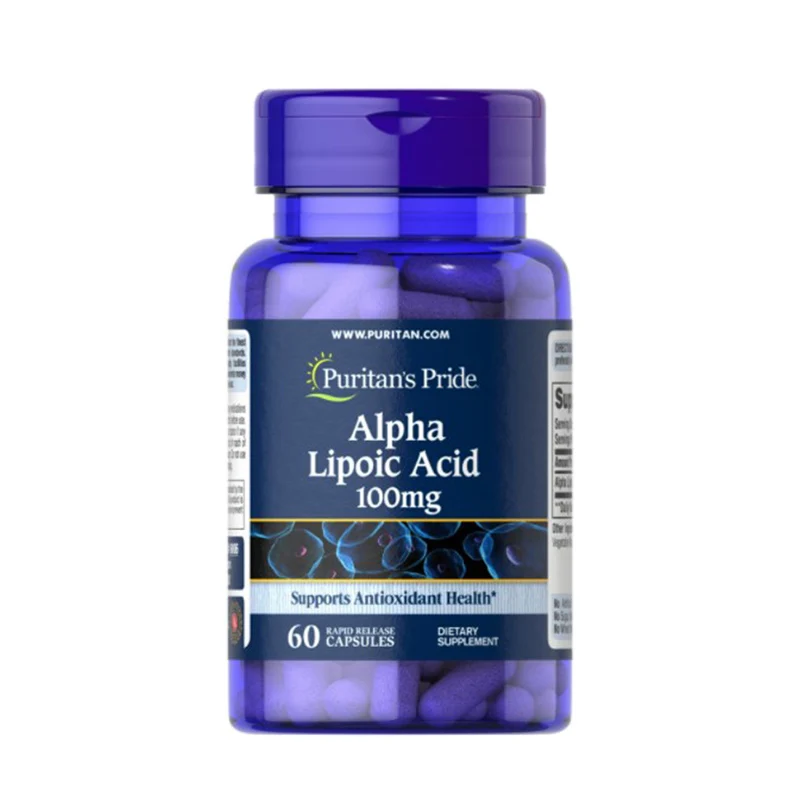 Alpha Lipoic Acid 100 mg 60 Capsules Free shipping