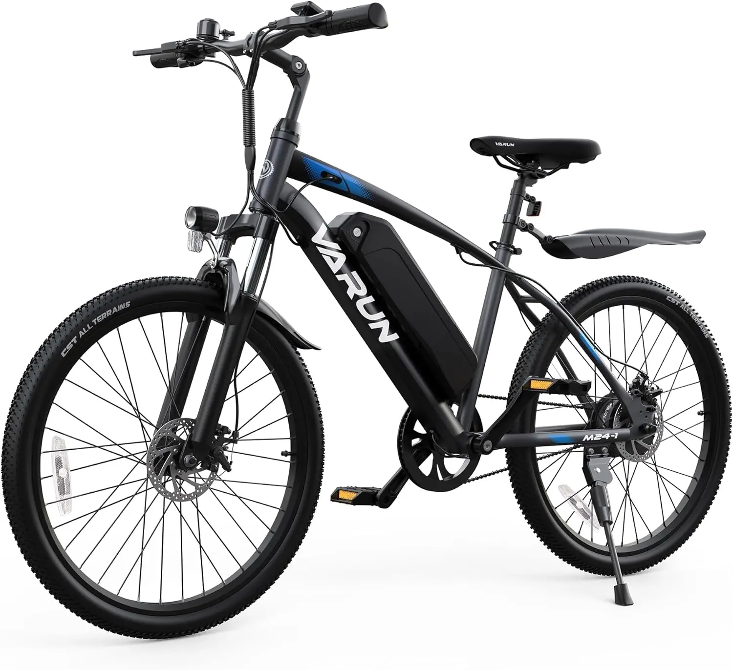 

Electric Bike for Adults, 350W 20MPH Commuter Ebike with 36V Removable Battery, 24'' Electric Mountain Bike with Front Fork