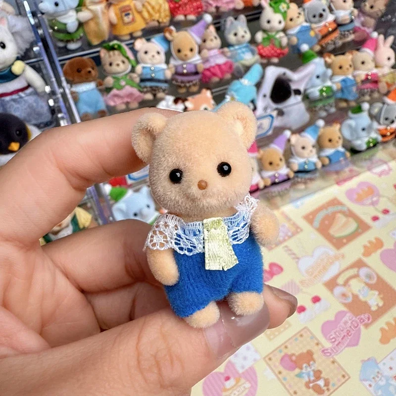 Sylvanian Familiys Anime Cute Kitchens Toy for Girl Ternurines Calico Critters Children's Toys Kids Girls Figures Small Baby5