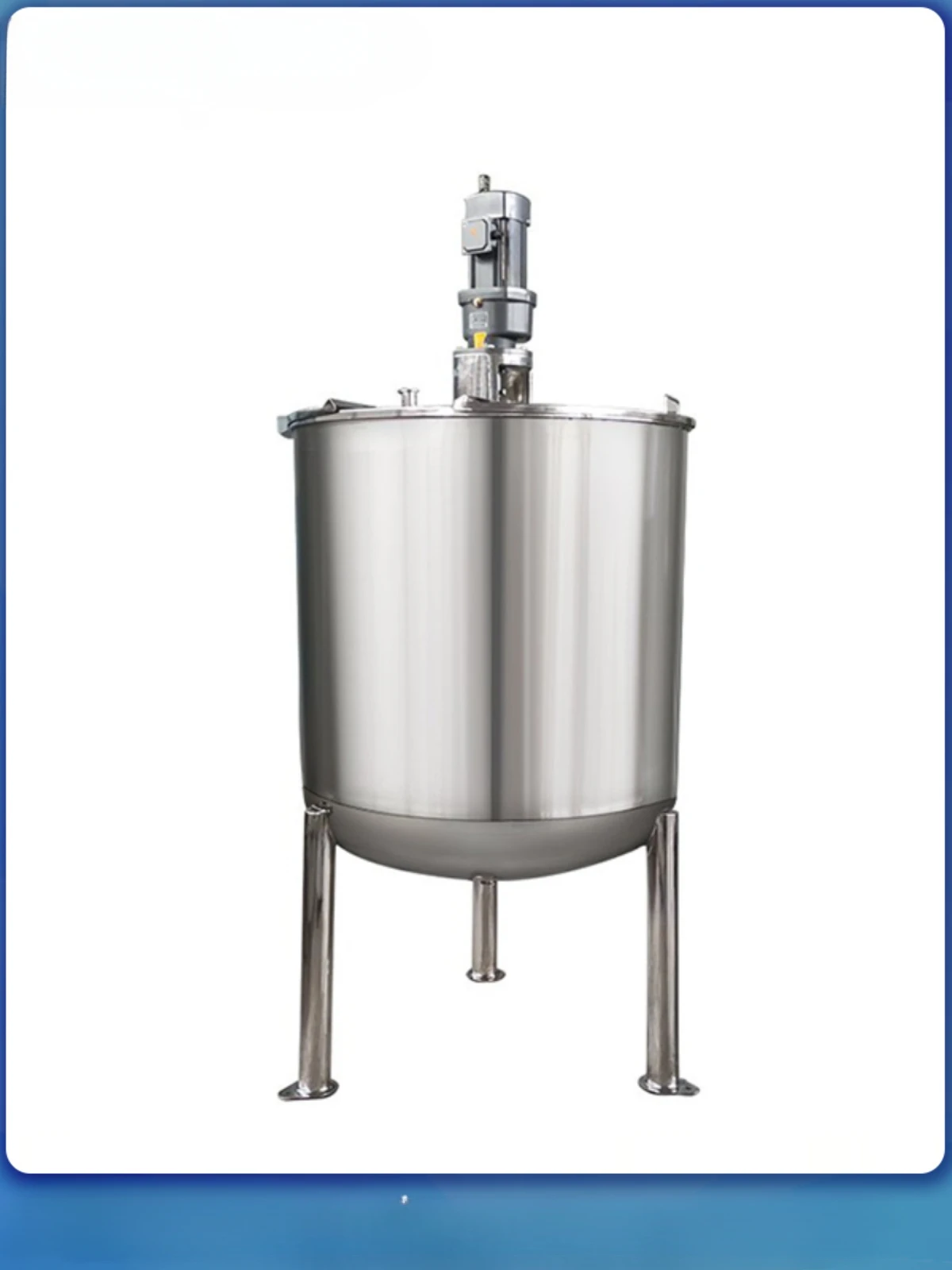 Small Vertical Dosing Stainless Steel Mixer Food Sauce Ointment Body Flat Mouth Continuous Frame Mixing Mixer