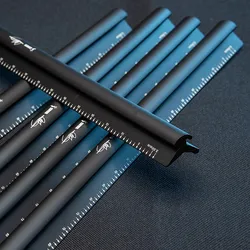 YORKSHINE Handmade Leather Goods DIY Special Ruler, Suitable For Leather Cutting/marking/chopping With Two Edges And Scales