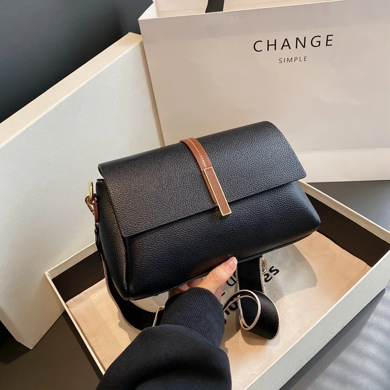 

Famous brand design bags for women 2023 luxury bolso replica Fashion Retro Handbag Female bag shopping bag Wide shoulder