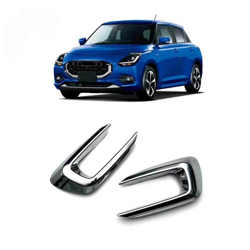 For Suzuki Swift ZC/ZD series 2024 2025 ABS chrome door handle door bowl cover Front rear Fog Light Fog Lamp bumper Cover trim