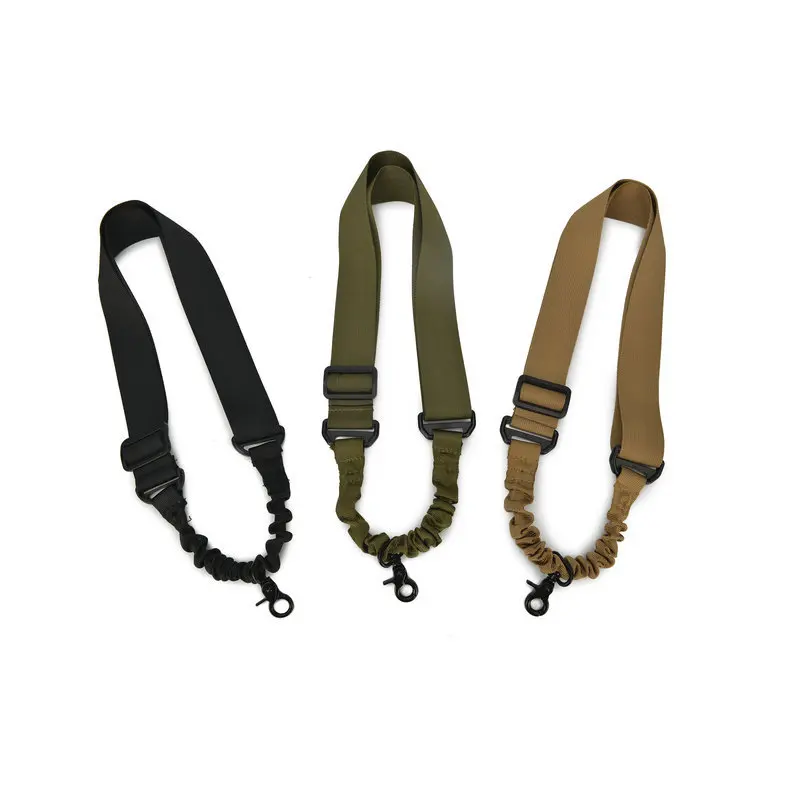 Tactical One Single Point Bungee Rifle Guns Sling Strap Airsoft Military Hunting System Universal Strap Heavy Duty Accessories