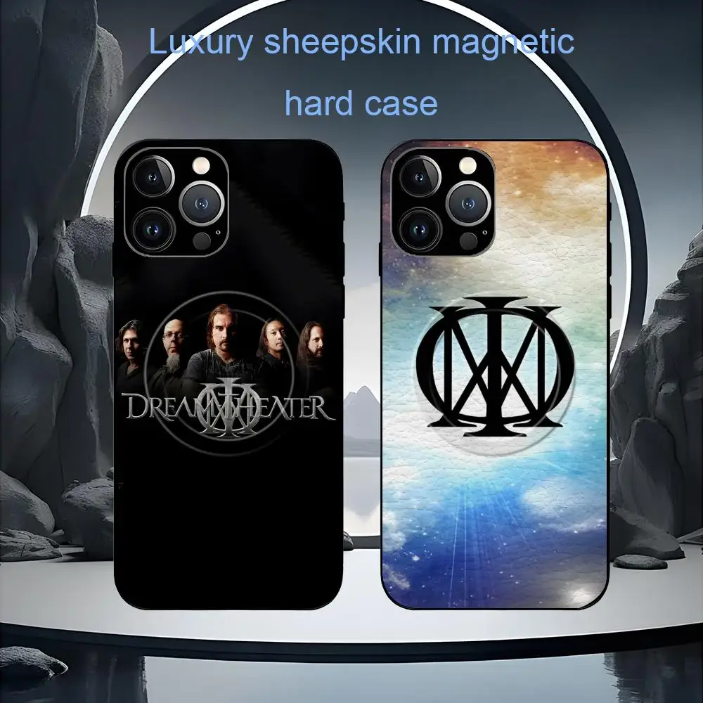 

Hot Band Dream Theater Phone Case For iPhone 17 16 15 14 13 12 11 Plus Pro Max High-end Luxury Magsafe Sheepskin
