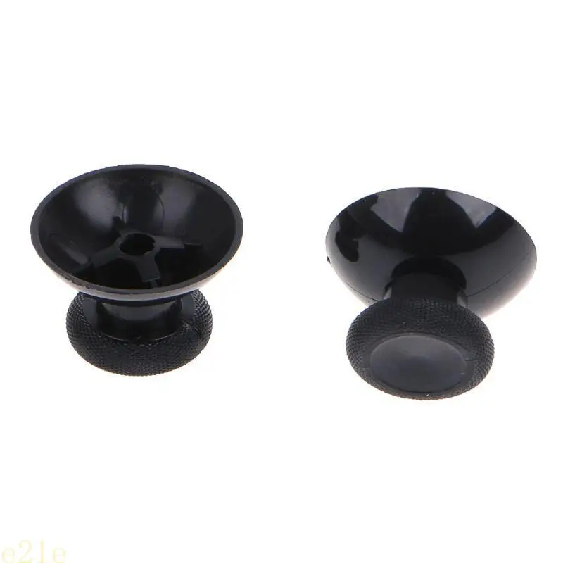 

E21E 2Pcs/set 3D Analog Joystick Thumb Cover Thumbstick Replacement for XB Controller Black