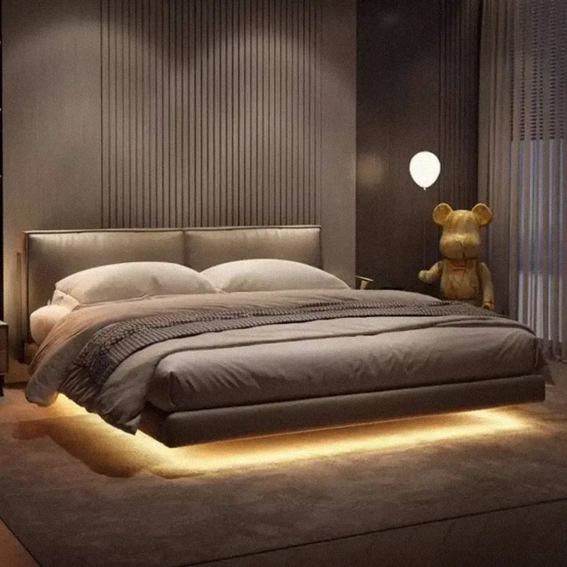 Storage Dressers Double Bed Bedsheets Mattress Luxury Household Bed Frames Headboards Mattress Letto Gonfiabile Furniture