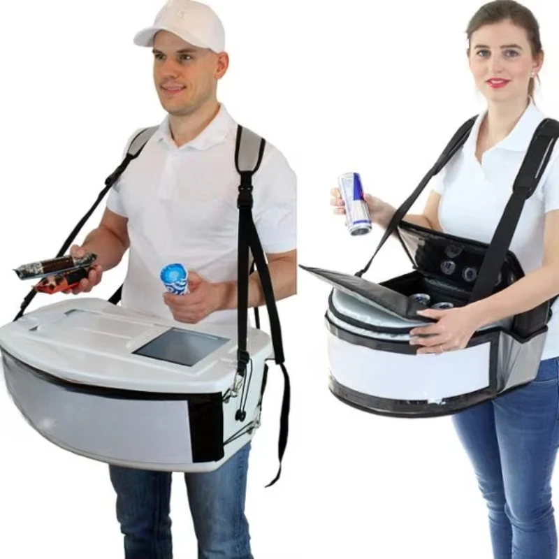 

Ice Cream Vendor Tray for Portable Selling for Street and Stadium Hawking