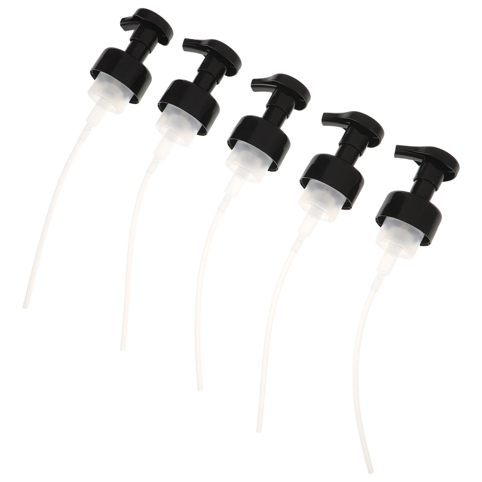 5 قطعة رأس المضخة الرغوية 42 مللي متر البلاستيك استبدال لوشن شامبو موزع الصابون زجاجة فوهة للمطبخ الحمام السفر استخدام #1