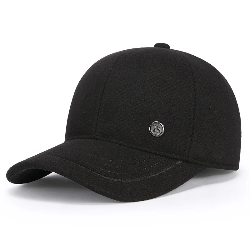 

Autumn Winter New Dad Caps Men Outdoor Hat Outdoor Casual Cycling Warm Cotton Hat Versatile Windproof Ear Protection