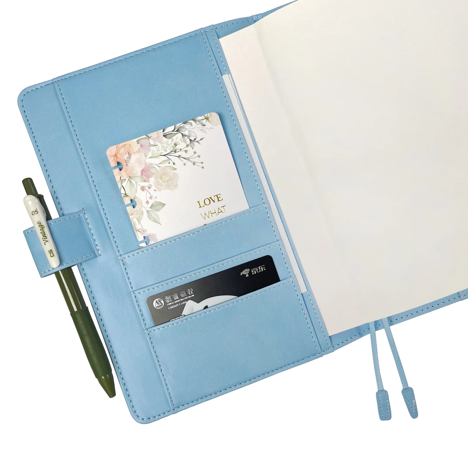 Fromthenon Retro Fabric Notebook Schedule Journal Diary Cover A5 A6 Planner PU Leather Notebook Case School Office Stationery